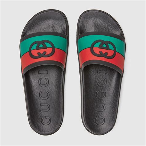 gucci slides men green|gucci slides men cheap.